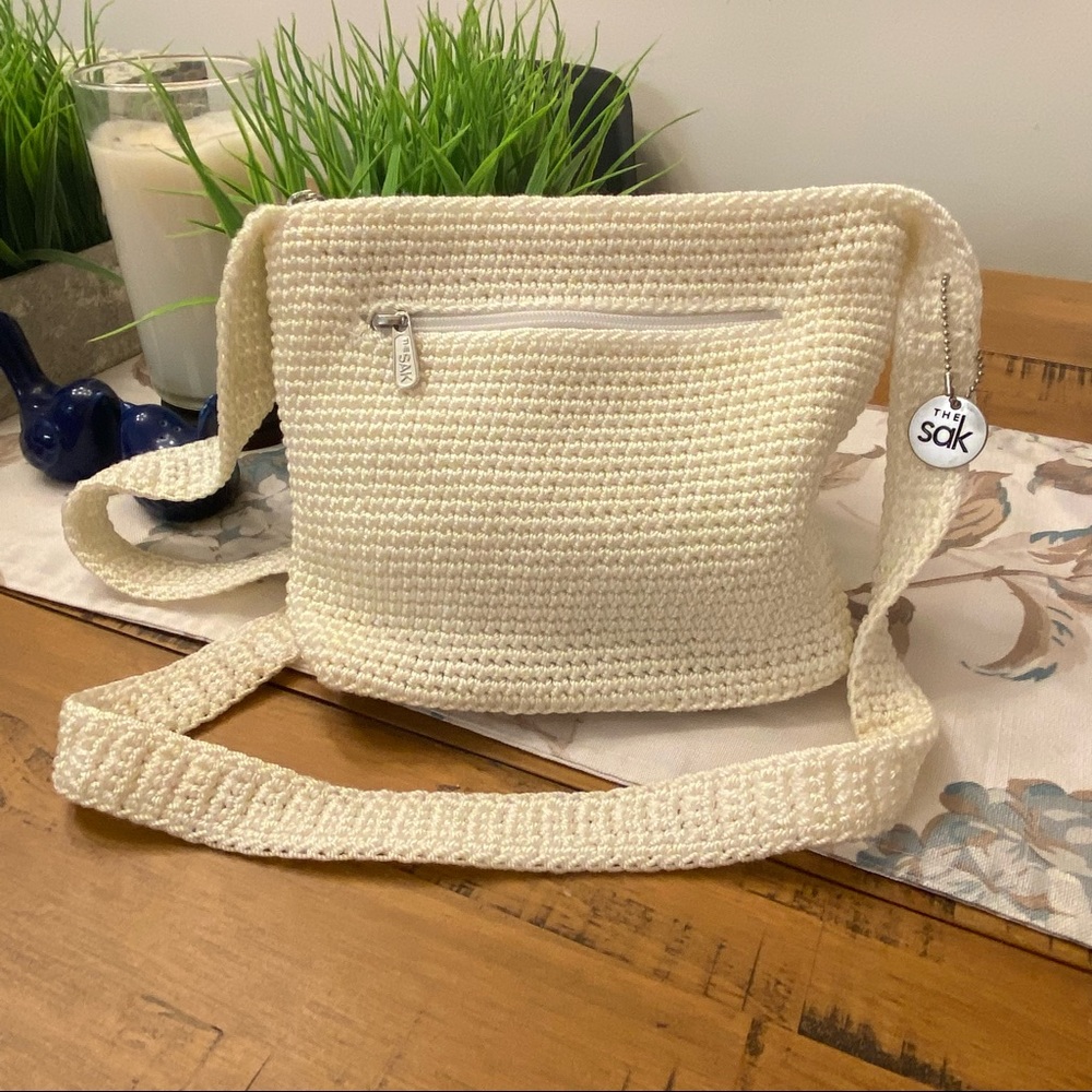 The Sak Belle Crochet Bucket Hobo Bag